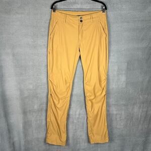 Prana Pants Womens 12 Tan Alana Convertible Stretch Pockets Nature Hiking Camp